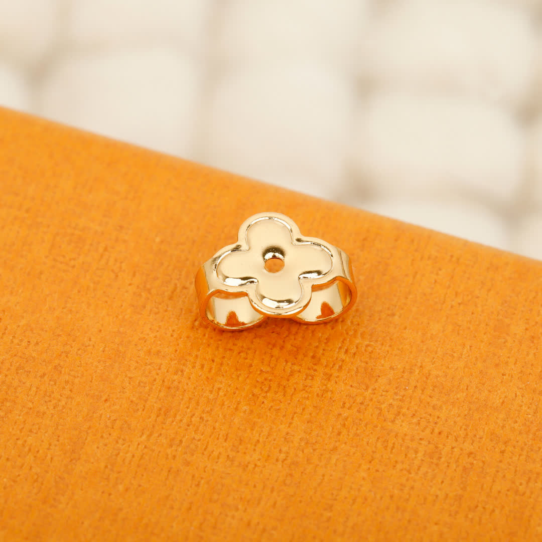 Louis Vuitton Gold Tone Earrings